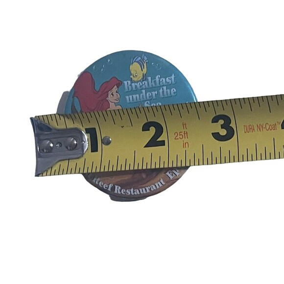 Disney Button Breakfast Under the Sea Coral Reef Restaurant Epcot ARIEL 1994 - Picture 4 of 4